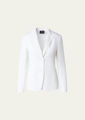 Akris Lavino Structured Cotton Blazer Jacket