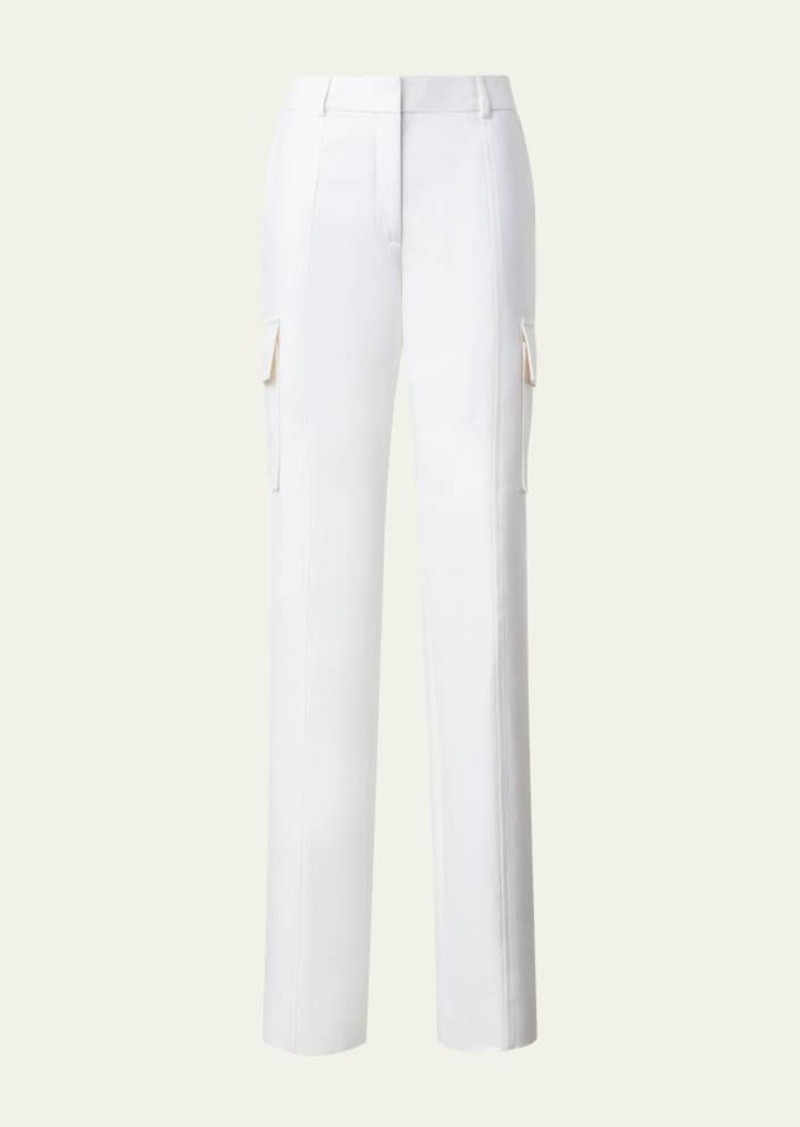 Akris Mel Straight-Leg Cargo Pants