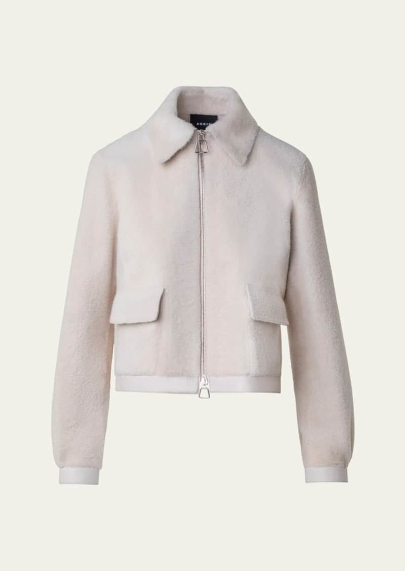 Akris Sady Shearling Short Jacket