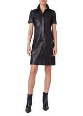 Akris Sequin Shirtdress