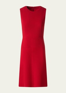 Akris Sleeveless Sheath Wool Dress