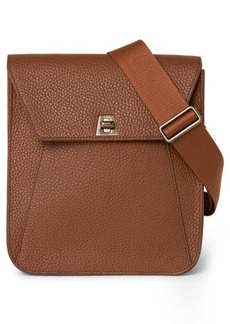 Akris Small Anouk Leather Messenger Bag in Caramel at Nordstrom