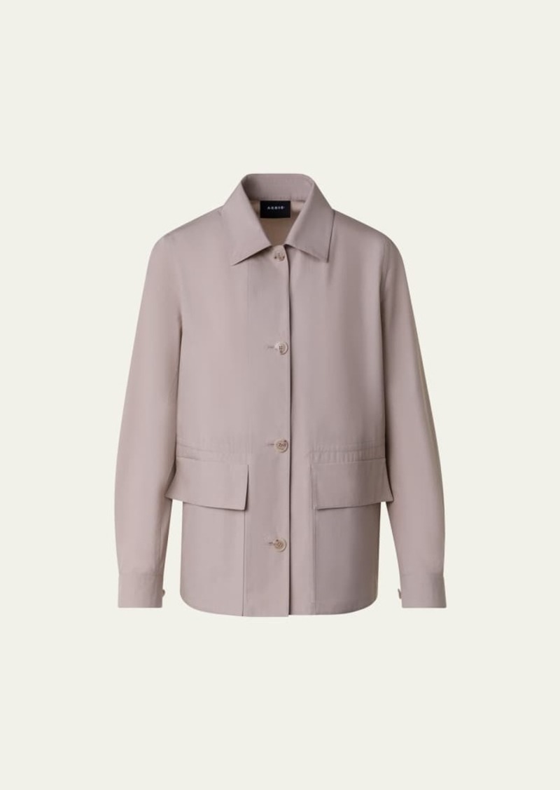 Akris Tomma Oversize Shirt Jacket