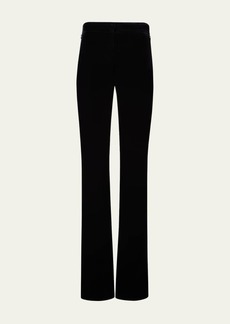 Akris Velvet Zip Pocket Pants