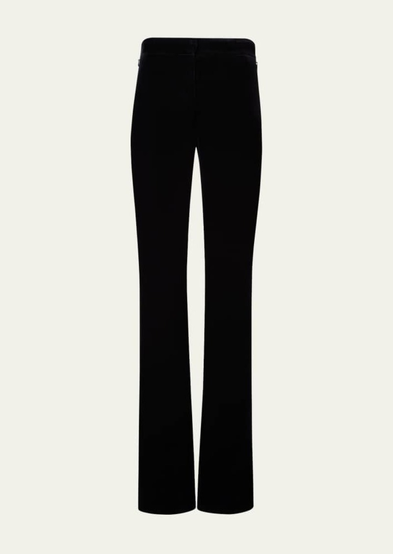 Akris Velvet Zip Pocket Pants