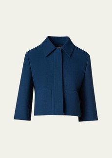 Akris Winslow Wool Short Jacket