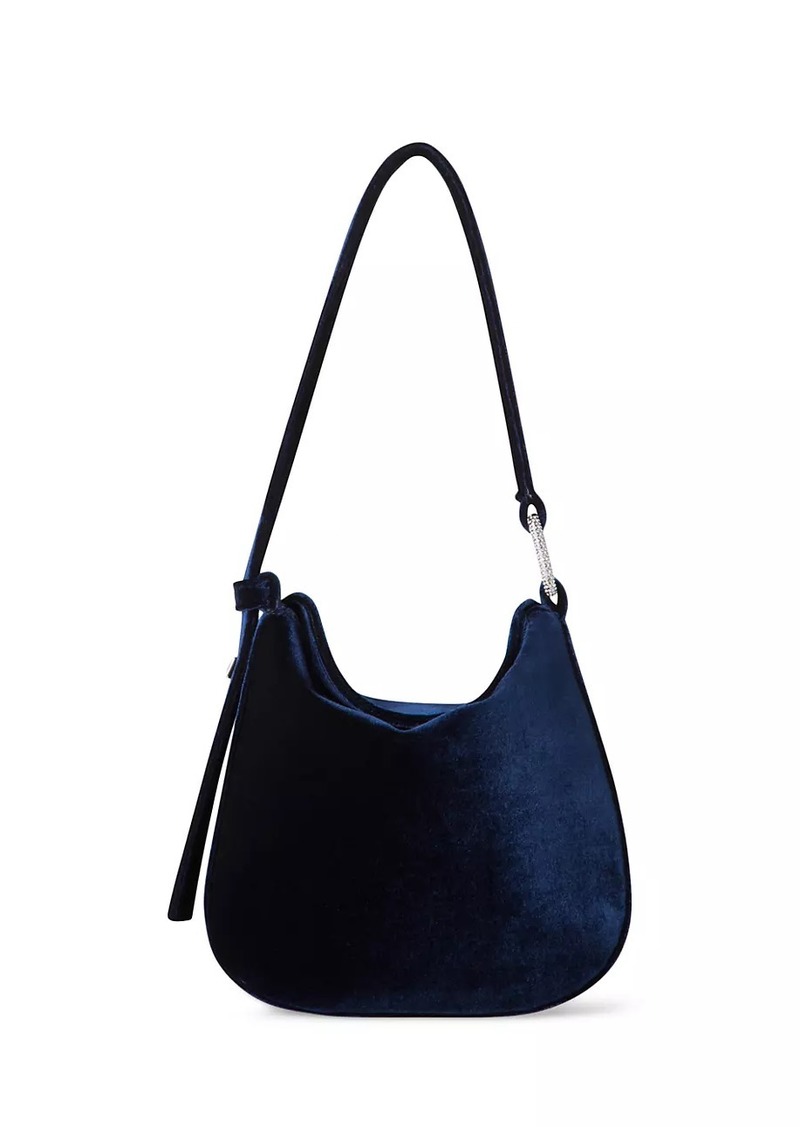 Akris Anna Mini Leather Hobo Bag