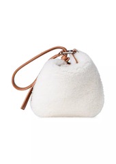 Akris Anna Mini Shearling & Lambskin Hobo Bag