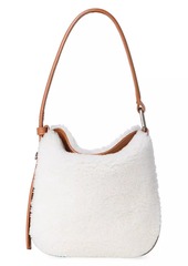 Akris Anna Mini Shearling & Lambskin Hobo Bag