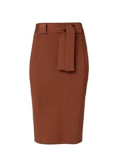 Akris Belted Knit Pencil Skirt