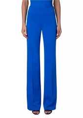 Akris Carla Pleated Straight-Leg Pants