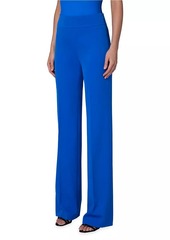 Akris Carla Pleated Straight-Leg Pants