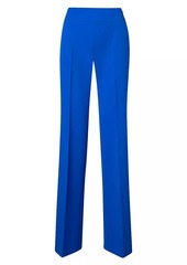 Akris Carla Pleated Straight-Leg Pants