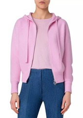 Akris Cashmere Cropped Hoodie