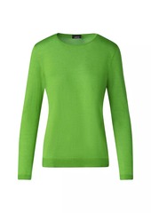 Akris Cashmere-Silk Crewneck Sweater