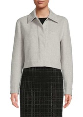 Akris Cashmere Windowpane Jacket