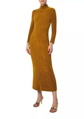 Akris Chenille Rib-Knit Tube Midi-Dress