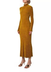 Akris Chenille Rib-Knit Tube Midi-Dress