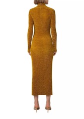 Akris Chenille Rib-Knit Tube Midi-Dress