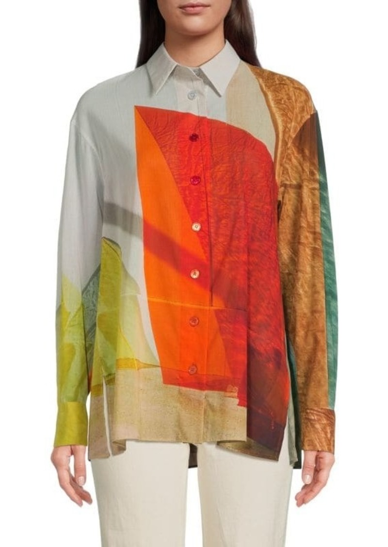 Akris Colorblock Shirt