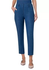 Akris Connor Denim Slim Crop Pants