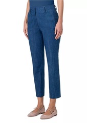 Akris Connor Denim Slim Crop Pants