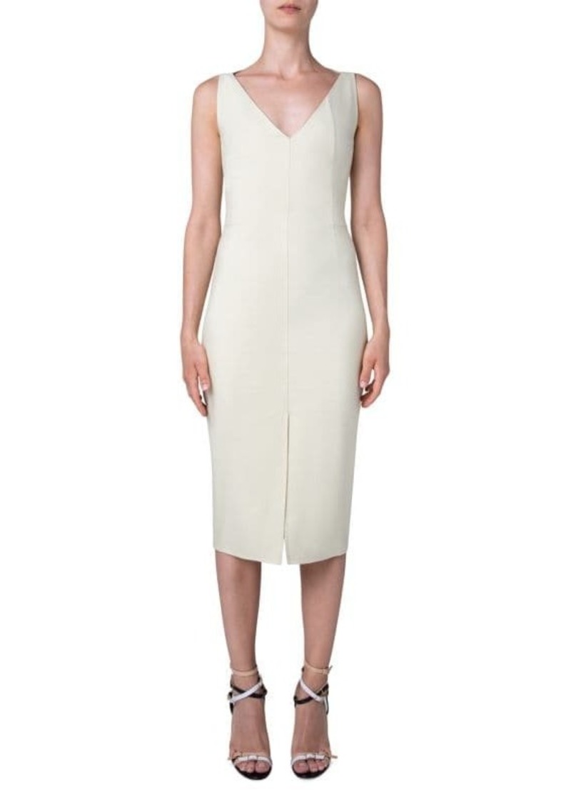 Akris Cotton Silk Blend Sheath Dress