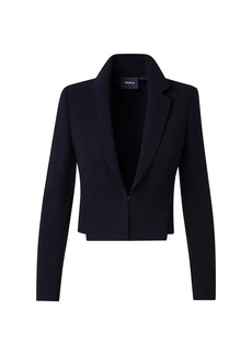 Akris Double-Face Wool Cropped Jacket