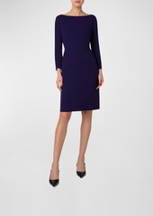 Akris Double-Face Wool Sheath Dress