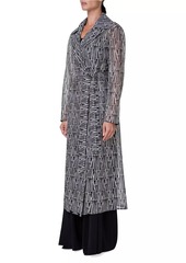 Akris Iman Silk-Blend Organza Long Coat