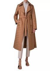 Akris Kody Trapezoid Quilted Coat