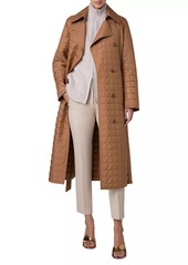 Akris Kody Trapezoid Quilted Coat