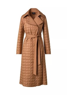 Akris Kody Trapezoid Quilted Coat