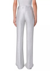 Akris Marylin Sequined Boot-Cut Pants