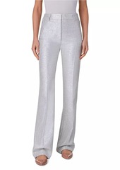 Akris Marylin Sequined Boot-Cut Pants