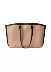 Akris Medium Ai Colorblocked Leather Shoulder Bag