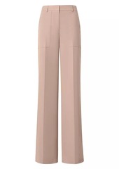 Akris Melin Cotton Straight Pants