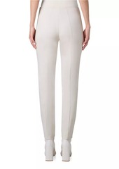 Akris Melissa Stretch Techno Cotton Slim Pants