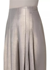 Akris Miyuki Silk-Blend Wide-Leg Pants