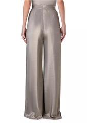 Akris Miyuki Silk-Blend Wide-Leg Pants