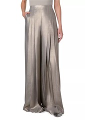 Akris Miyuki Silk-Blend Wide-Leg Pants