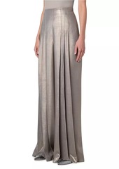 Akris Miyuki Silk-Blend Wide-Leg Pants