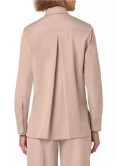 Akris Poplin Patch Pocket Open Shirt