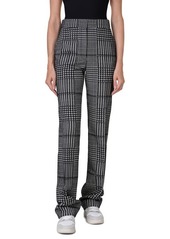 Akris punto Chio Houndstooth Plaid Stretch Cotton Straight Leg Pants