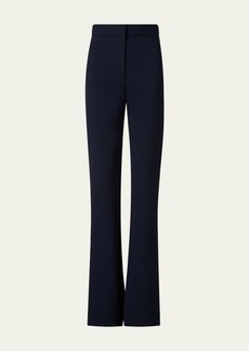 Akris punto Courtney Bootcut Pebble Crepe Pants