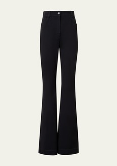 Akris punto Courtney Winter Denim Flare Jeans