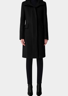 Akris punto Duffle Knee-Length Wool Coat