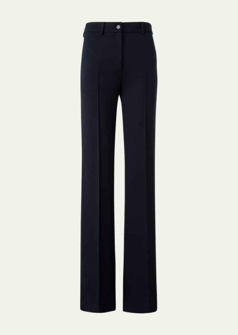 Akris punto Faysa Felted Wool Jersey Pants