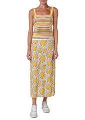 Akris punto Hello Sunshine Mixed Media Sundress