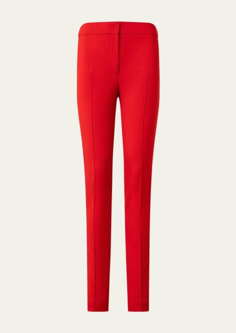 Akris punto Mara Jersey Stretch Fitted Pants